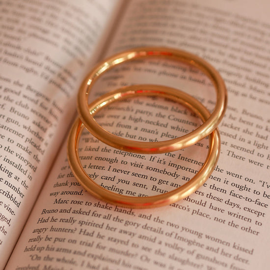 Thick Matt Rounded Circle Bangle (SINGLE PIECE)