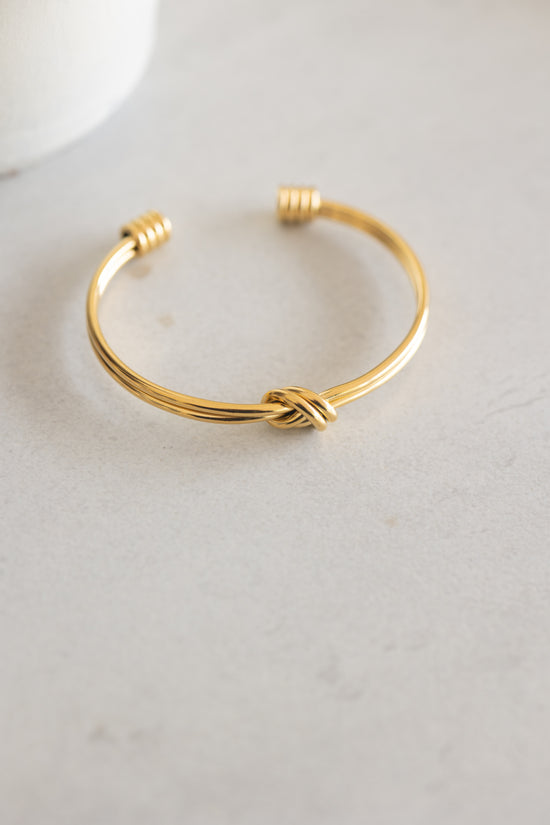 Two line knotted bracelet