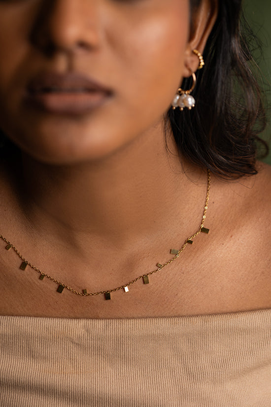 Row of Rectangles Necklace