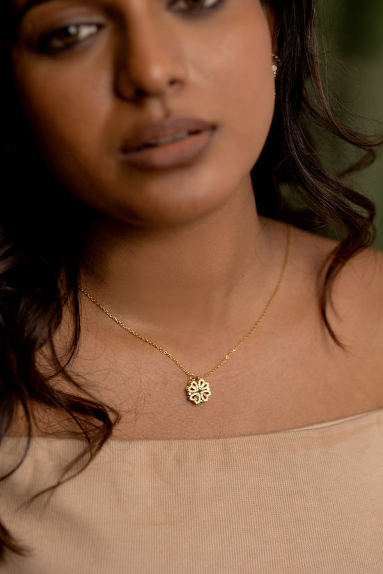 Clover Heart Necklace