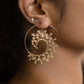 Ethnic swirl Large Earrings