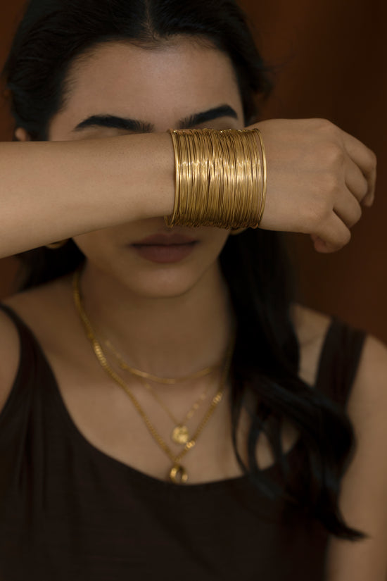 Stack Of Wire Bracelet
