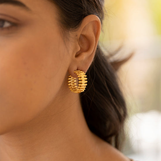 Maharani Round Hoop Earring