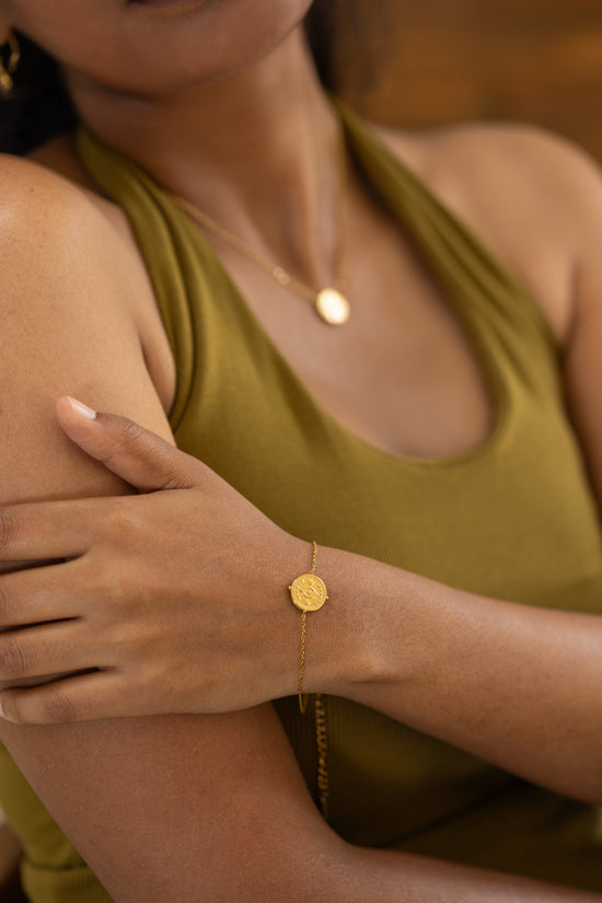 Evil Eye Coin Bracelet