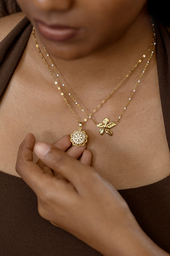 Centered Nakshathra Movable Necklace