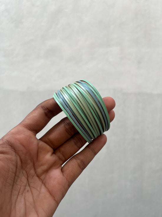 Green Faux with magnetic clasp