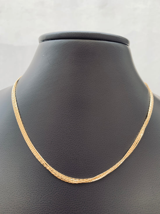 Multistrand Necklace gold