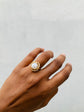 Rose pearl Finger Ring