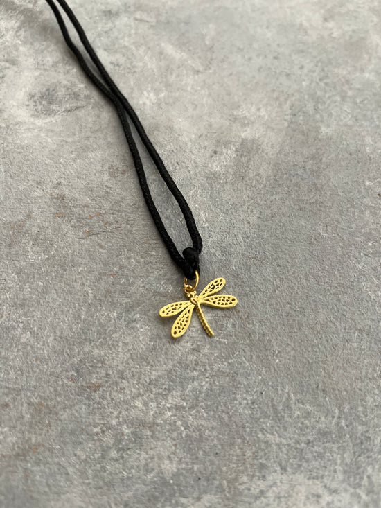 Brass Dragonfly Anklet