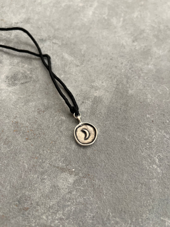 Crescent in a circle Anklets