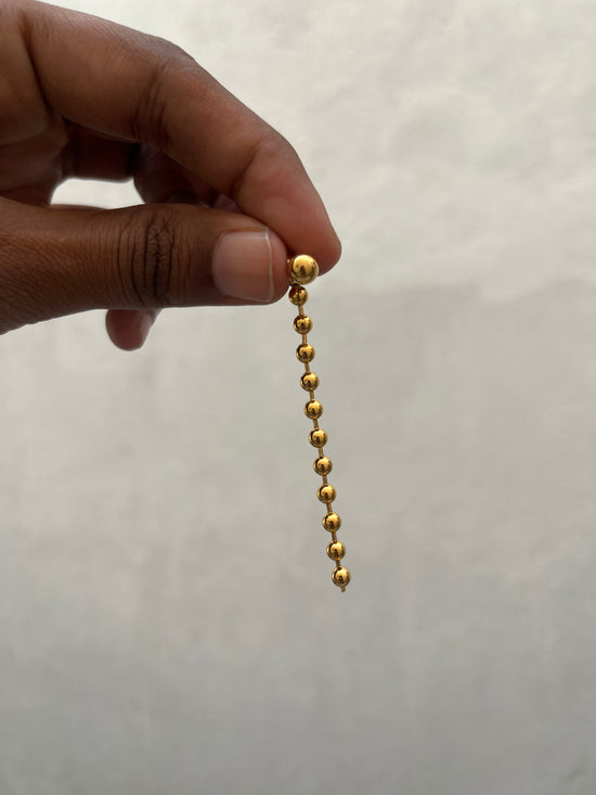 Ball Chain Dangler Earring