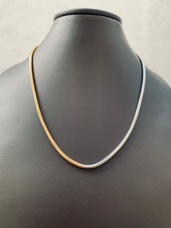 Two tone Thick everyday wear Necklace