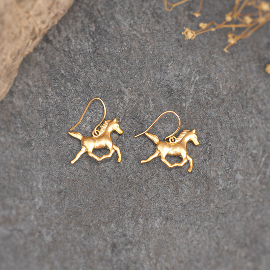 Running Horse -Gold