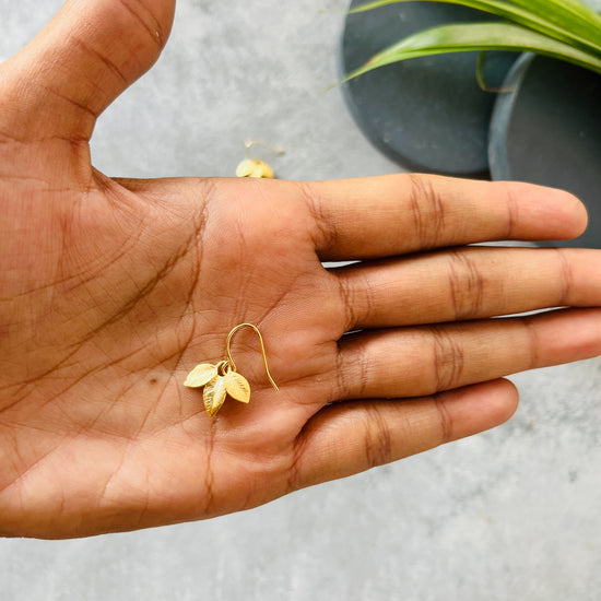 3 petal Flower Ear Ring