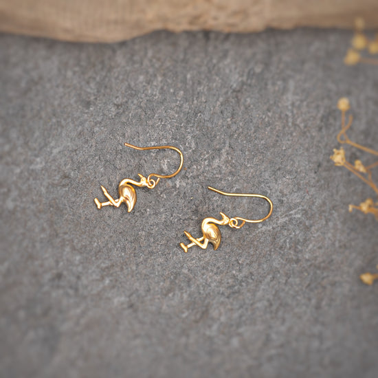 Flamingo earring