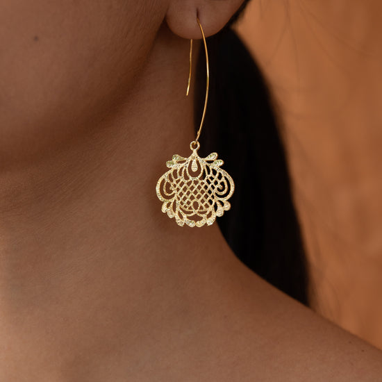 Decorative Drop Earrings