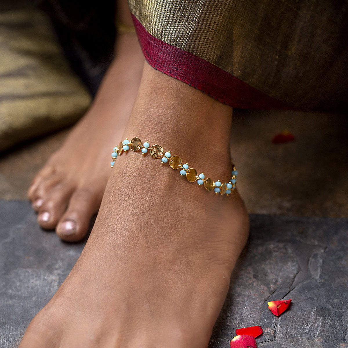 Dane Anklet Gold