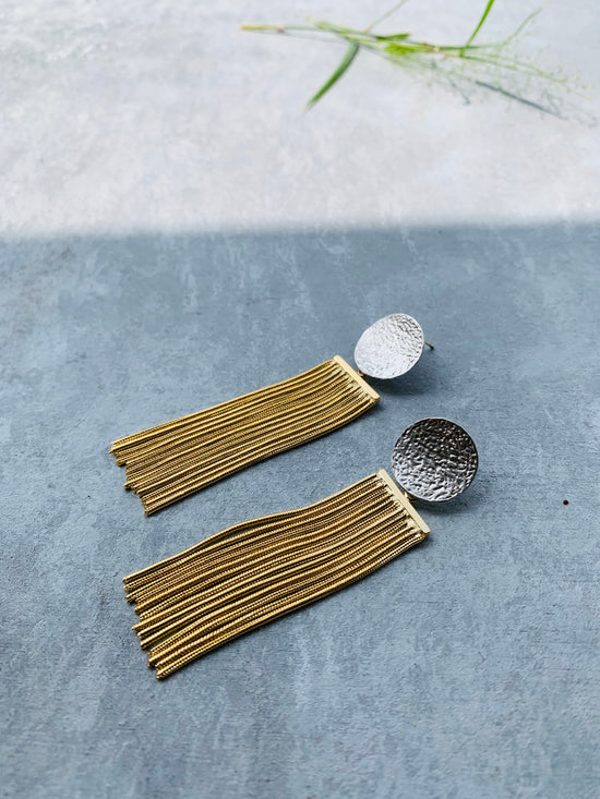 Silver Circle and Fringe(Silver & Gold)