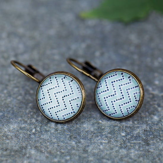 Dotted Wave Earrings
