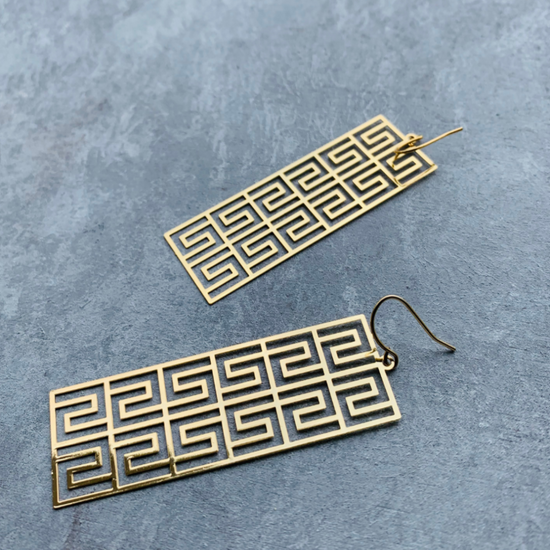 Maze Earring- large