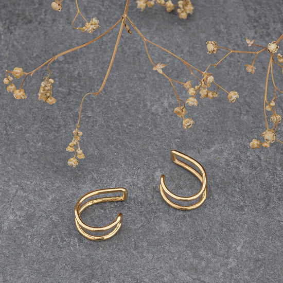 Double layered Ear Cuff