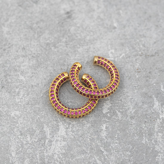 Pink Studded Ear Cuff (SINGLE PIECE)