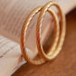 Twisted Round Bangle (size 2.6)