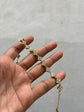 Row Of Studded Clover Bracelet