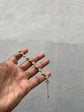 Row Of Studded Clover Bracelet