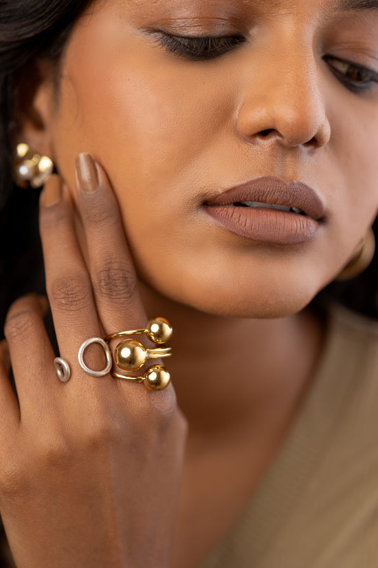 3 Ball Large Ball Ring