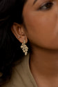 Abstract Gold Earring