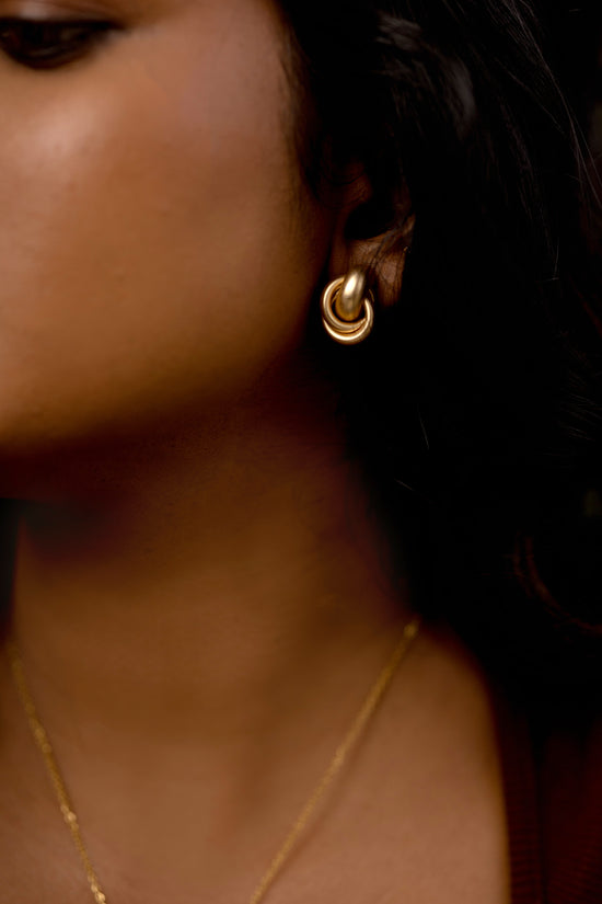 Knotted Stud Earring