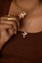 Humming Bird Necklace - Pink