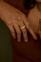 Row of White Eye Ring