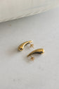 Long Tear drop Stud  Earring