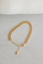 Circle of leaf chain  bracelet