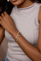 Nail Gold Bracelet
