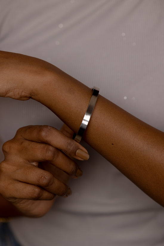 Plain Silver Bracelet