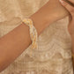 Gold Net Studded Bracelet