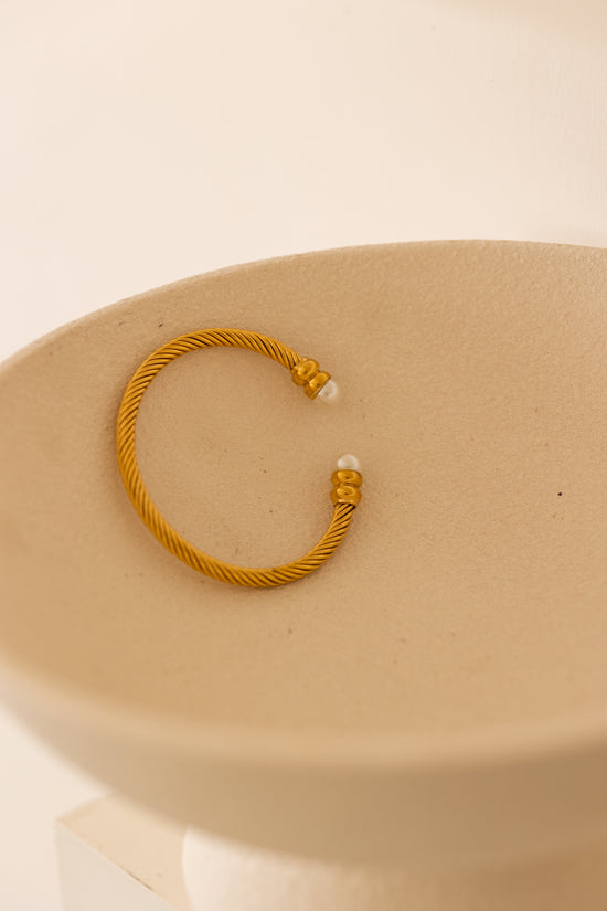 Pearl  Ball twisted Bracelet