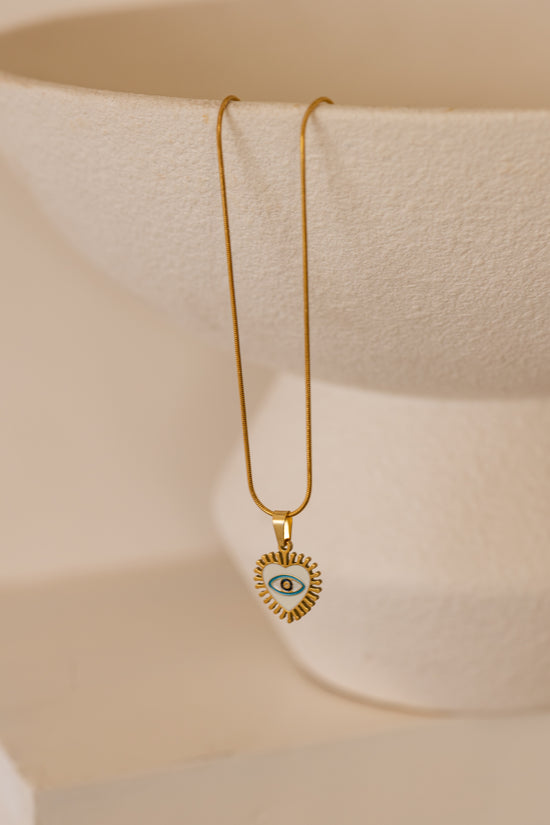 Heart Evil eye Necklace