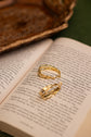 3 Wired Hammered Earring
