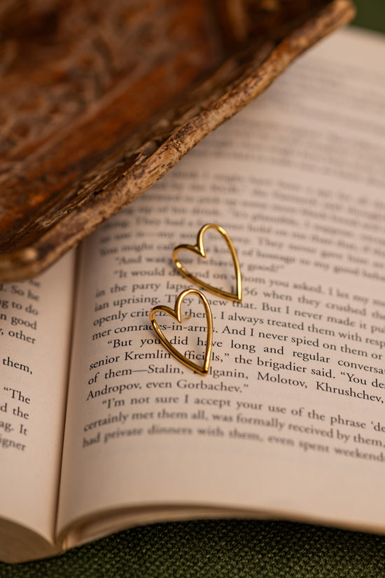 Open Heart Earring