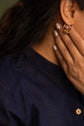 3 Ring Hoop earring