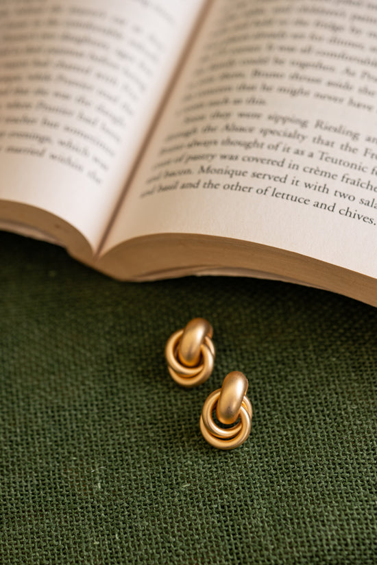 Knotted Stud Earring