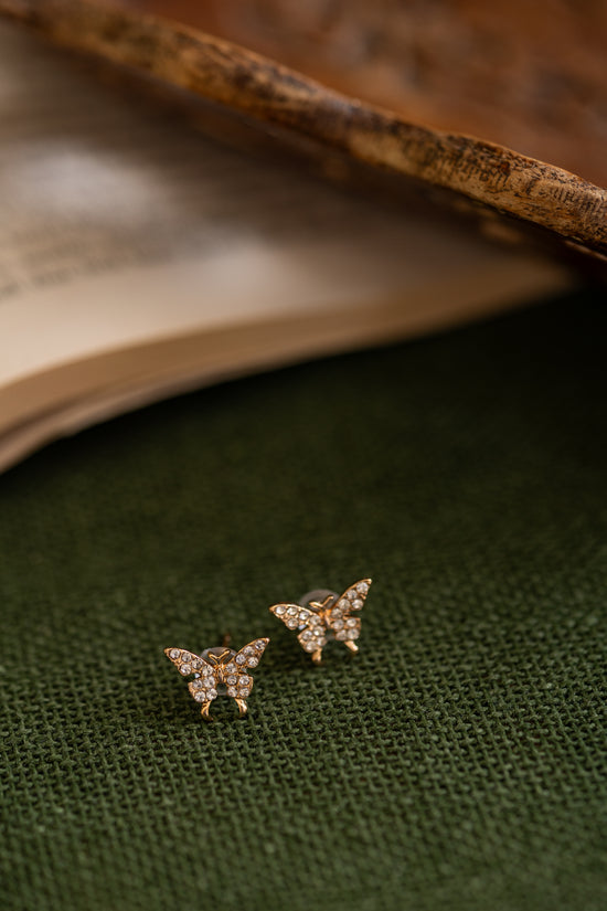 Butterfly Stone Earring