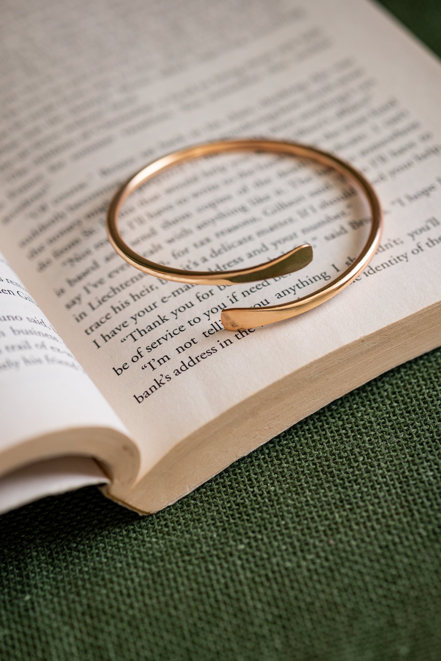 Boho Chic Stackable Bracelet/ Cuff -  Gold coated (For Medium Size hand )