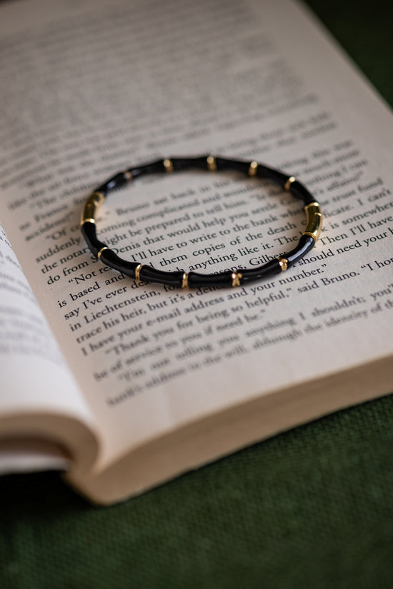 Black Bamboo Bracelet