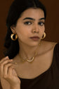 Large Three Layer Hoop Earring