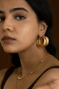 Large Three Layer Hoop Earring